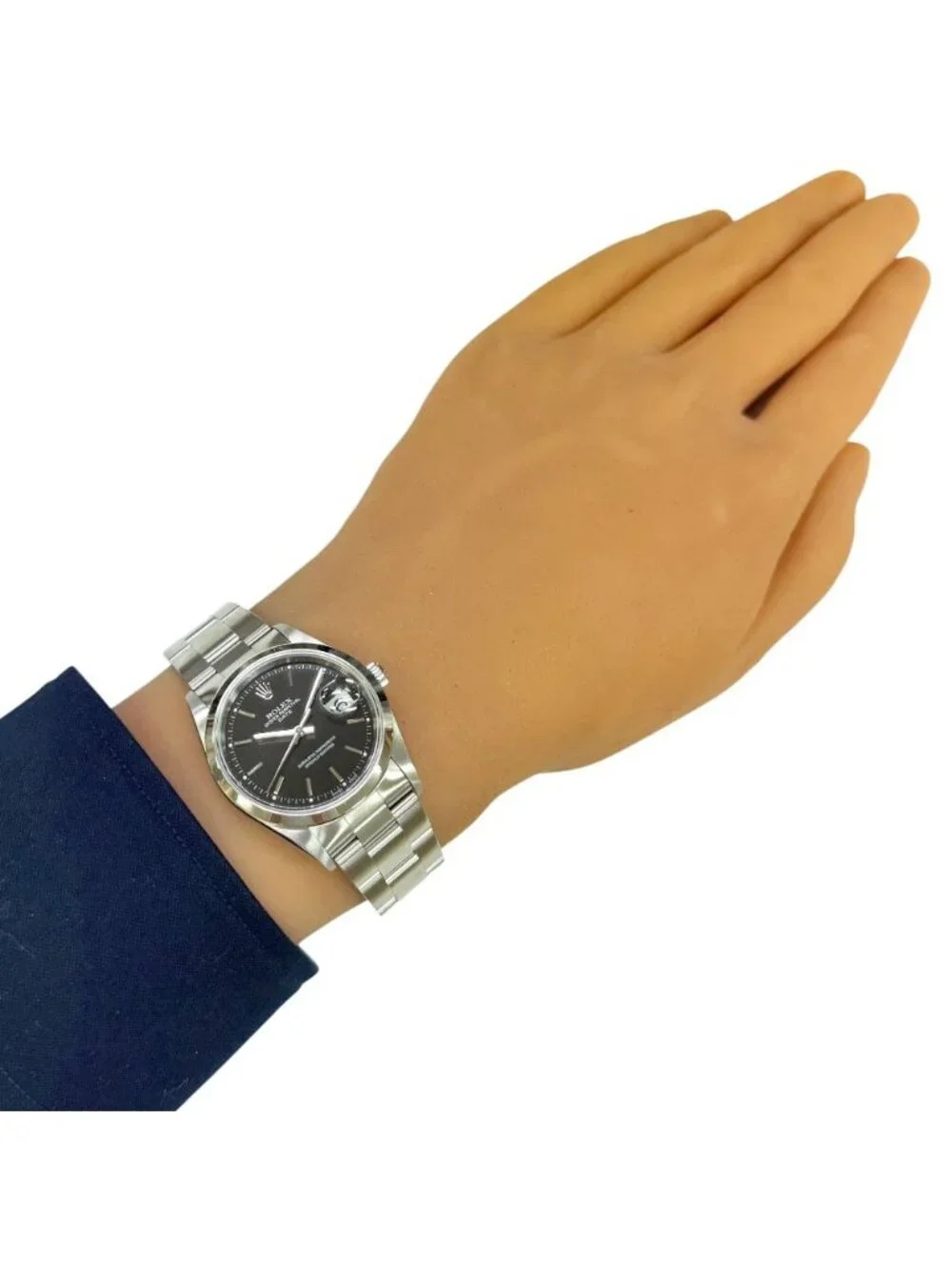 Rolex Date Oistar Watch Clock Automatic Winding Re Polished Second